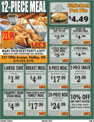 Lee's Janurary coupons